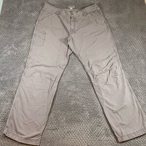 Guide Series Mens 38x34 Ripstop Hiking Pants Gray Utility Outdoor Work
